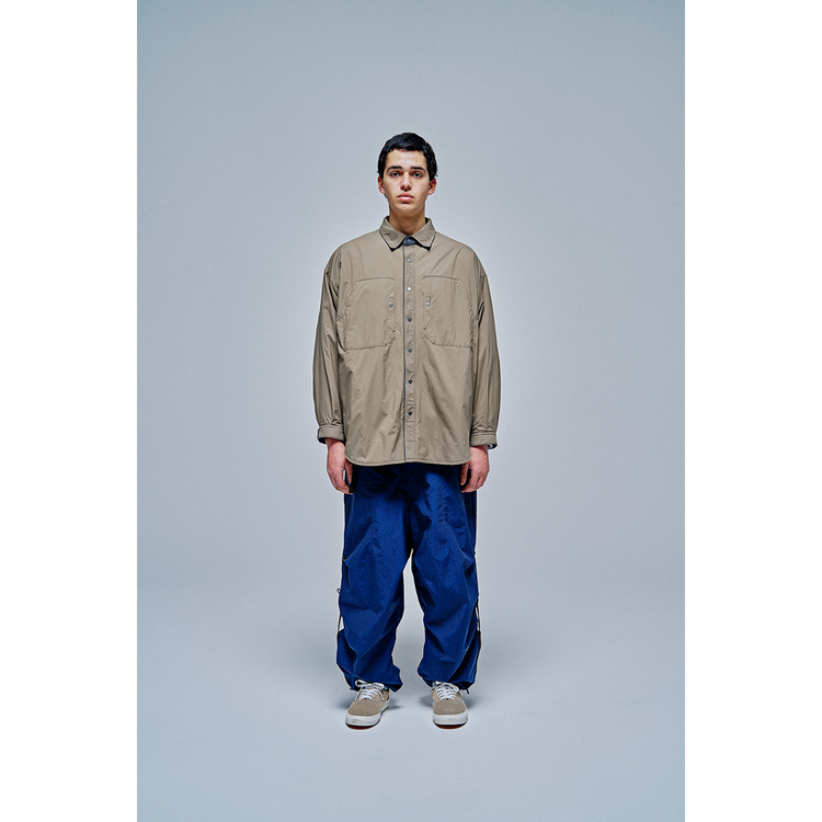 THE REVERSIBLE BLOCK-FLEECE SHIRT JACKET