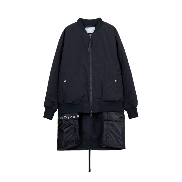 Poliquant - THE REVERSIBLE BOMBER JACKET ADJUSTED VERSATILE TOTE BAG FEATURED RAMIDUS (BLACK)