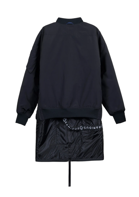 Poliquant - THE REVERSIBLE BOMBER JACKET ADJUSTED VERSATILE TOTE BAG FEATURED RAMIDUS (BLACK)