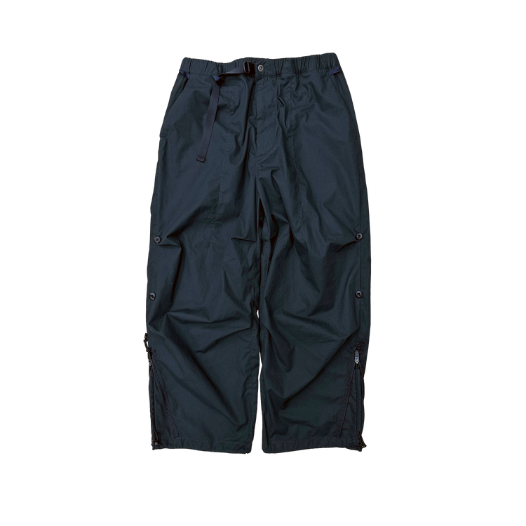THE CHANGING LENGTH/HEM WIDE ZIP UP TUCKED PANTS