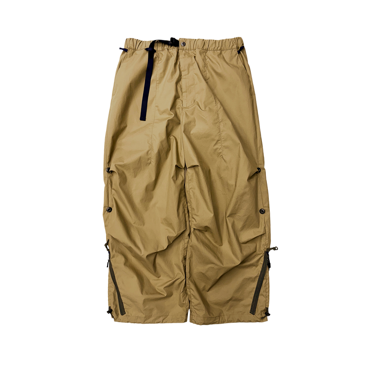 THE CHANGING LENGTH/HEM WIDE ZIP UP TUCKED PANTS