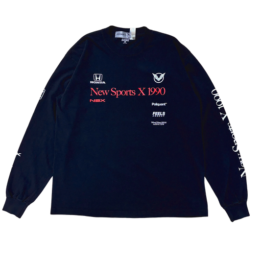 THE NEW SPORTS X 1990 L/S TEE // LIMITED EDITION SPECIAL（BLACK）