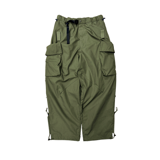 THE CHANGING LENGTH/HEM DEFORMED CARGO PANTS