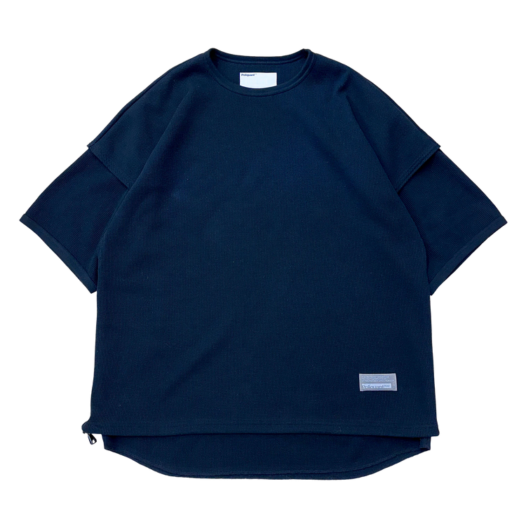 THE LINKED WAFFLE S/S LAYERED TEE