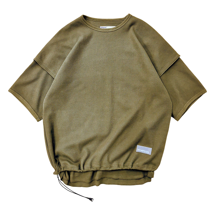 THE LINKED WAFFLE S/S LAYERED TEE