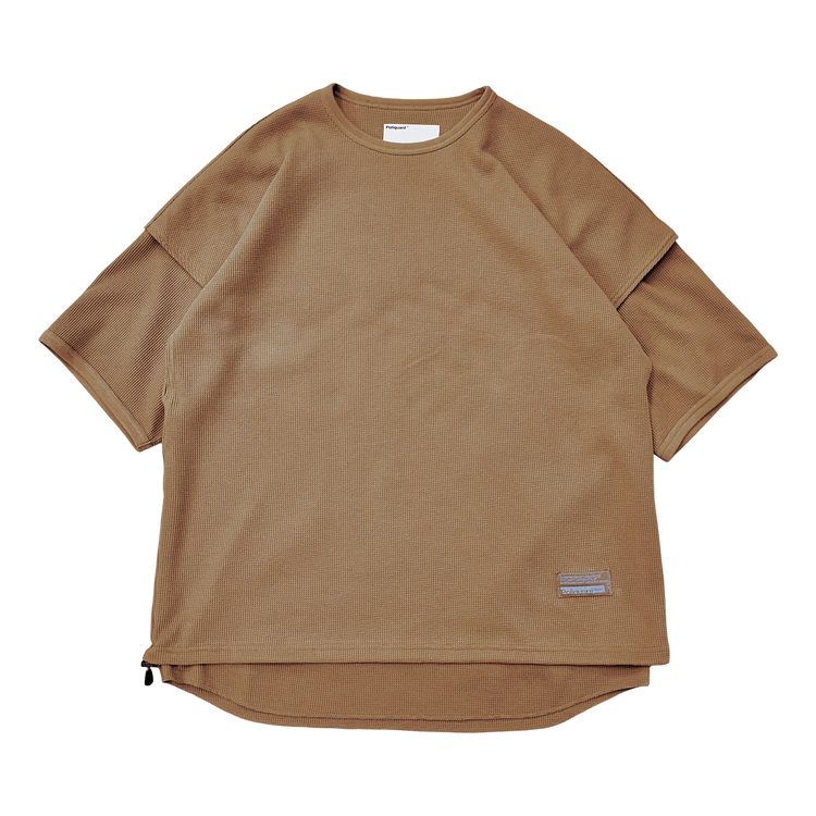 THE LINKED WAFFLE S/S LAYERED TEE