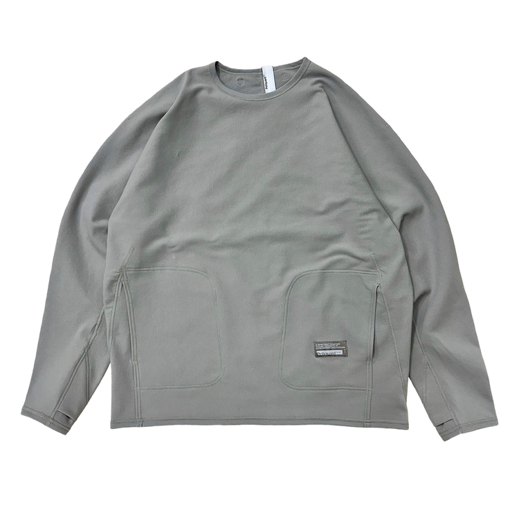 THE DEFORMING PTRN. L/S PULLOVER