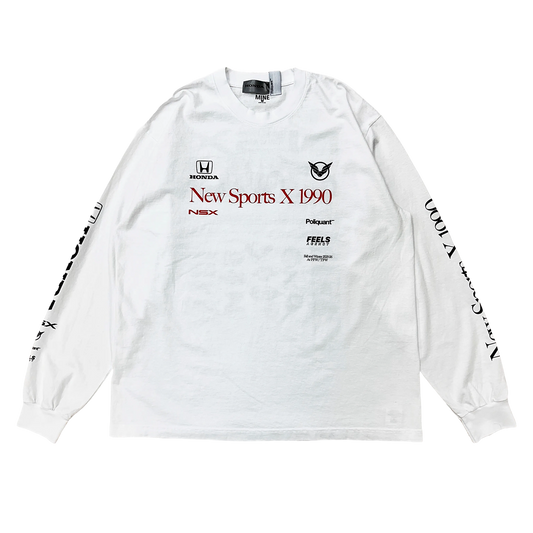 THE NEW SPORTS X 1990 L/S TEE // LIMITED EDITION SPECIAL（WHITE）