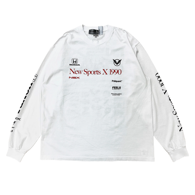 THE NEW SPORTS X 1990 L/S TEE // LIMITED EDITION SPECIAL（WHITE）
