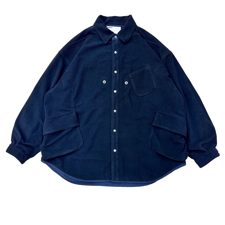 THE REVERSIBLE BLOCK-FLEECE SHIRT JACKET