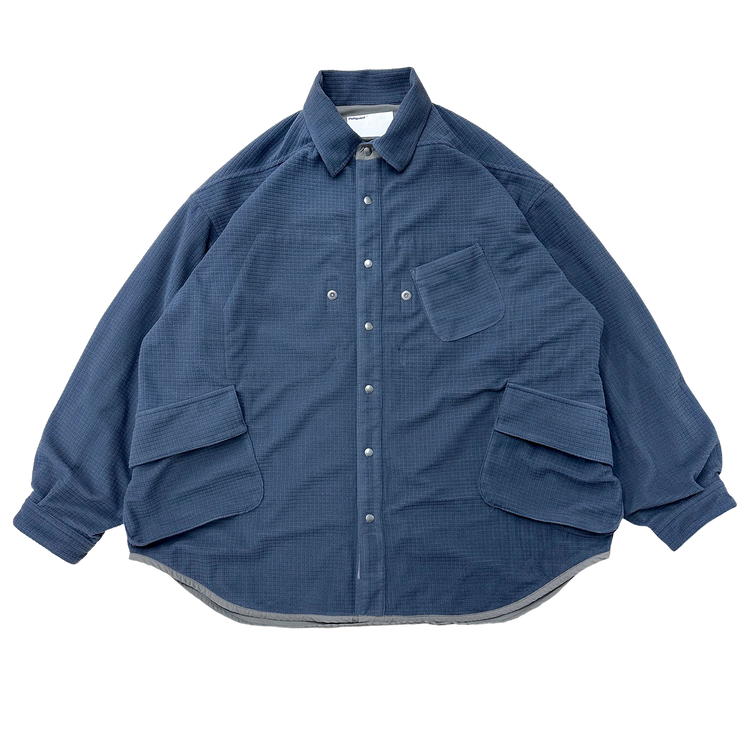 THE REVERSIBLE BLOCK-FLEECE SHIRT JACKET