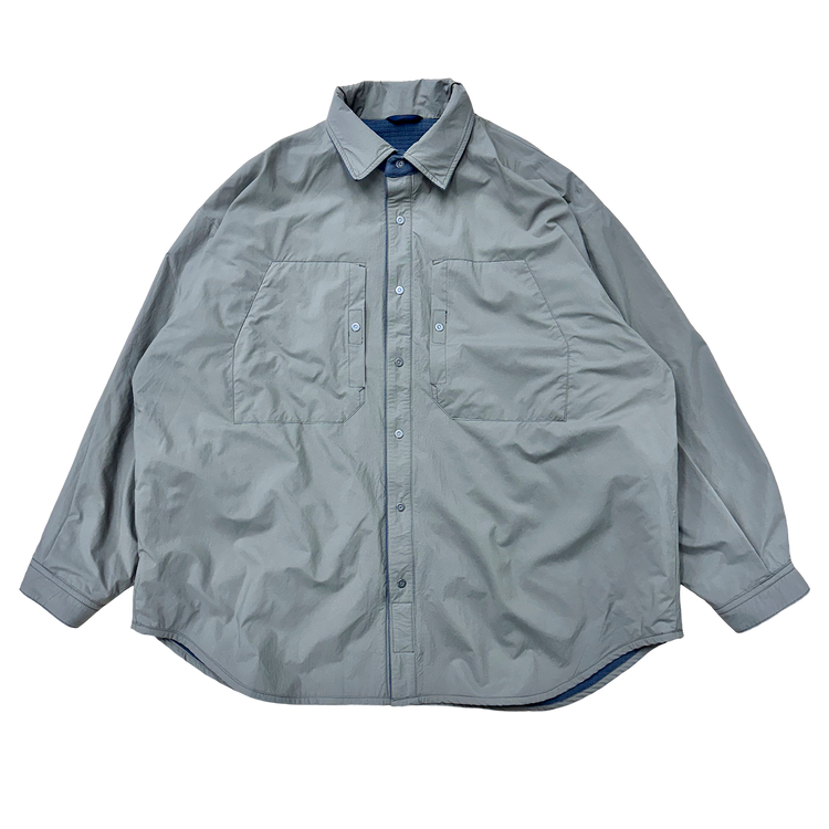 THE REVERSIBLE BLOCK-FLEECE SHIRT JACKET