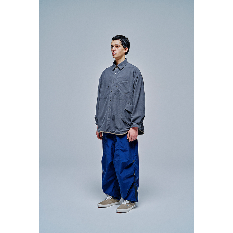 THE REVERSIBLE BLOCK-FLEECE SHIRT JACKET