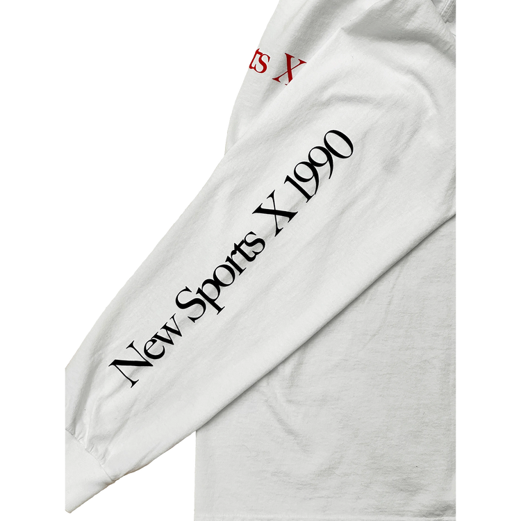 THE NEW SPORTS X 1990 L/S TEE // LIMITED EDITION SPECIAL（WHITE）