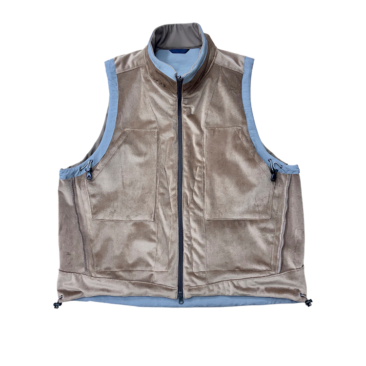 THE MULTIPLE FUNCTIONS FLEECE BONDING VEST WITH PACKABLE