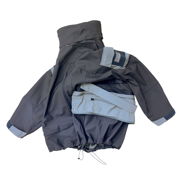 THE PROTECTED COMMON UNIFORMED HOODED FLEECE BONDING JACKET