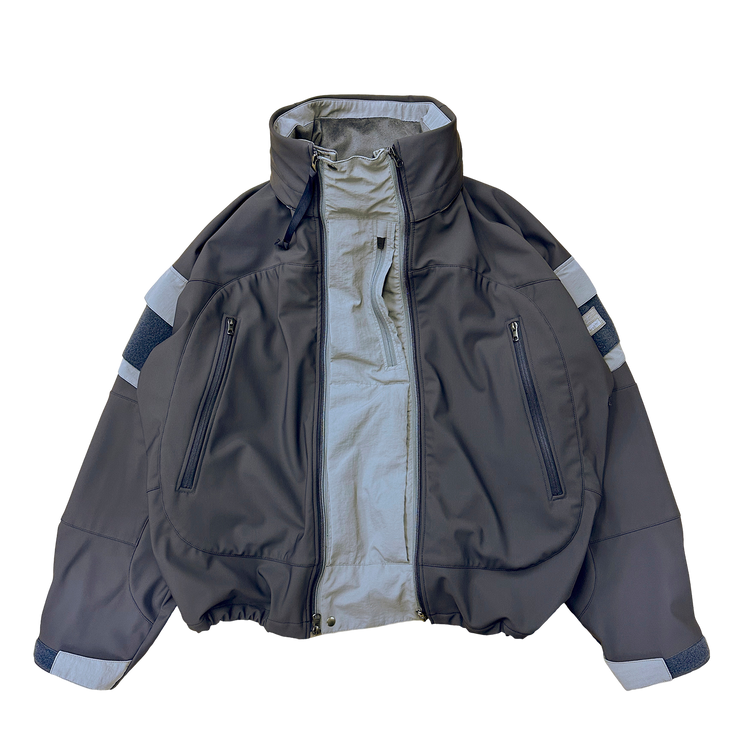 THE PROTECTED COMMON UNIFORMED HOODED FLEECE BONDING JACKET