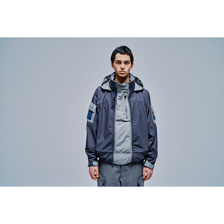 THE PROTECTED COMMON UNIFORMED HOODED FLEECE BONDING JACKET