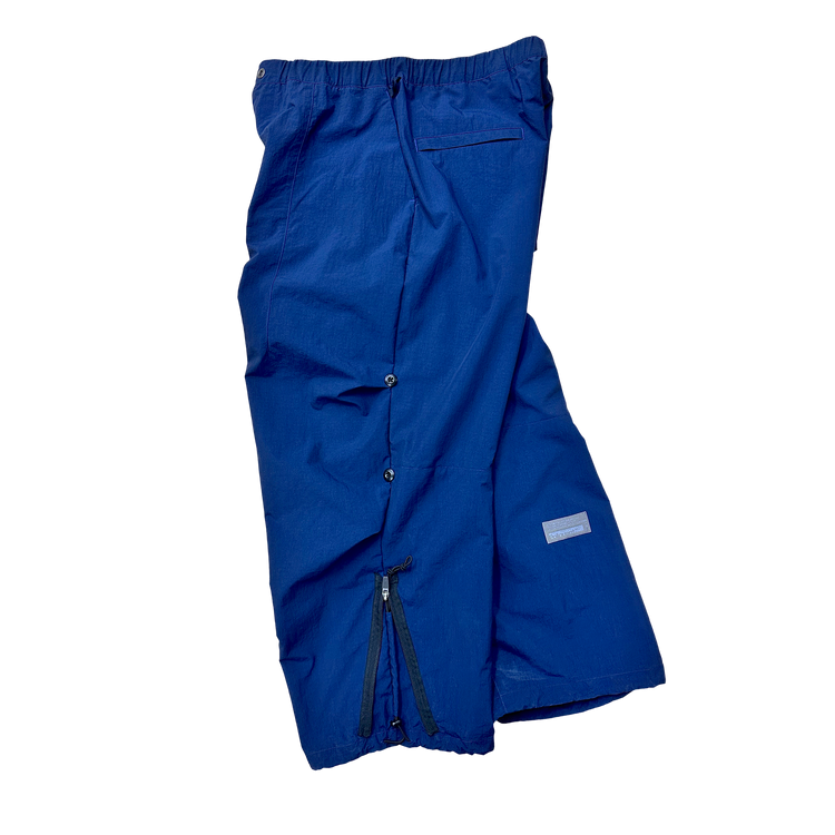THE CHANGING LENGTH/HEM WIDE ZIP UP TUCKED PANTS