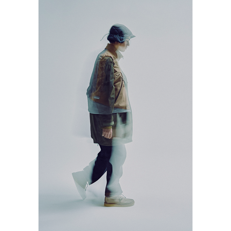 THE CHANGING LENGTH/HEM WIDE ZIP UP TUCKED PANTS