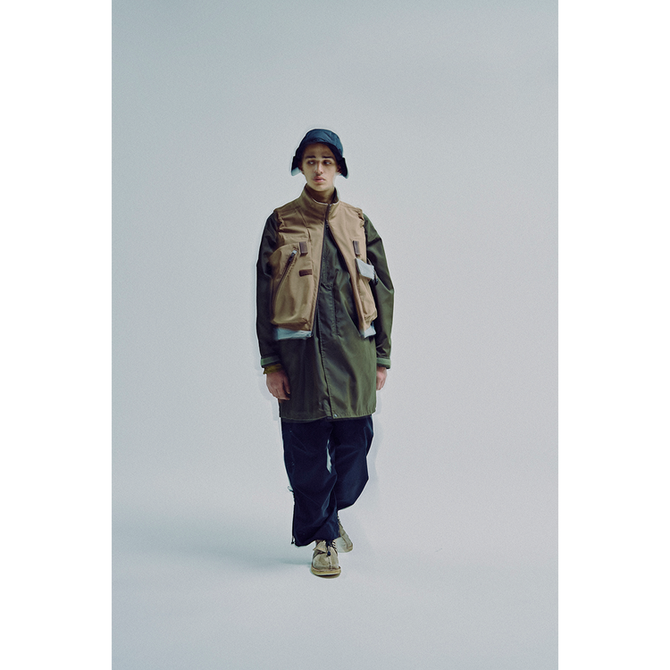 THE CHANGING LENGTH/HEM WIDE ZIP UP TUCKED PANTS
